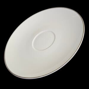 Caesars Chef Patrick’s Signature Silver Rim China Saucer Set of 2